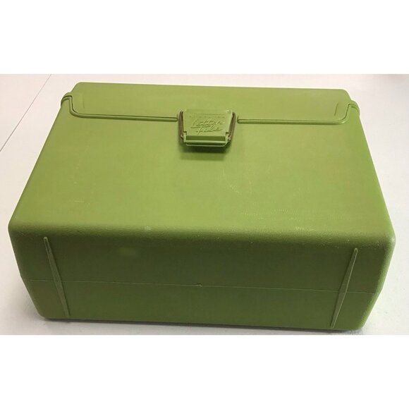 Vintage Light Green Sterling Plastics Co. Letter File Storage Box 1970's - Picture 8 of 9